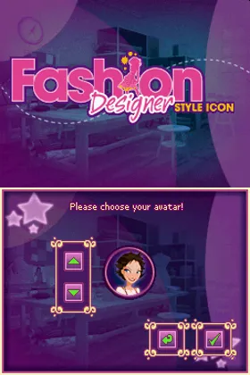 Fashion Designer - Style Icon (Europe) (En,Fr,De,Es,It) screen shot title